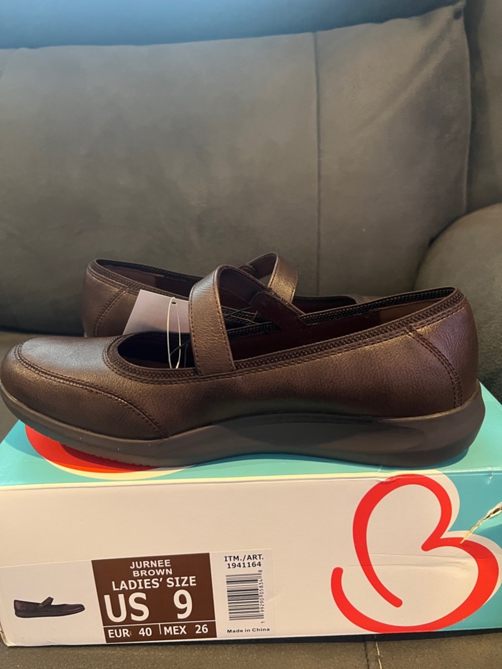 BareTraps Brown or black Mary Jane Flats